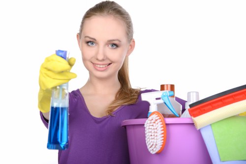 Detailed kitchen and bathroom cleaning during a one off clean in E14