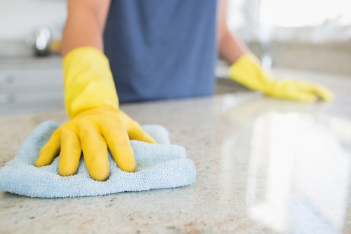 Carpet care in a modern E14 apartment building